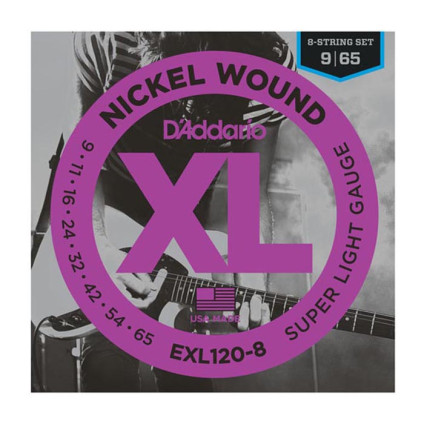 قیمت خرید فروش سیم گیتار الکتریک هشت سیم Daddario EXL120-8